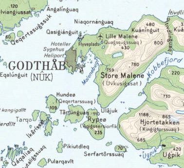 kort over nuuk fjord Nuuk kort over nuuk fjord
